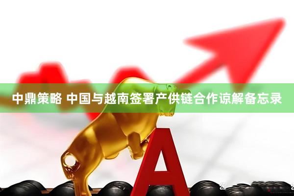 中鼎策略 中国与越南签署产供链合作谅解备忘录