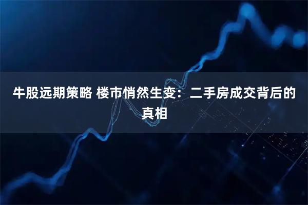 牛股远期策略 楼市悄然生变：二手房成交背后的真相