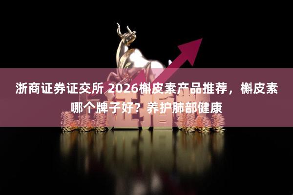 浙商证券证交所 2026槲皮素产品推荐，槲皮素哪个牌子好？养护肺部健康